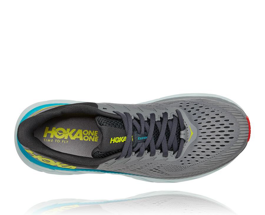 Hoka One One Clifton 7 Löparskor Herr - Grå - VEIGC-6025